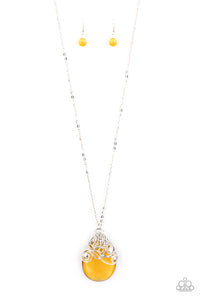 Tangled Gardens Yellow Necklace