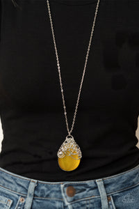 Tangled Gardens Yellow Necklace