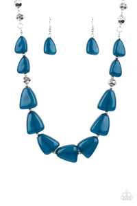 Tenaciously Tangy Necklace (Pink, Blue)