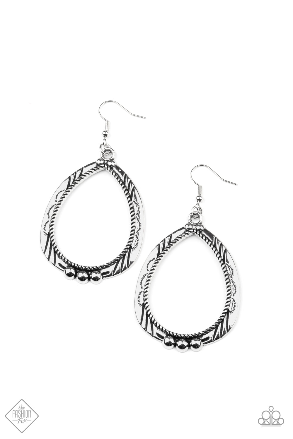 Terra Topography Silver Earring