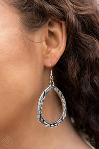 Terra Topography Silver Earring