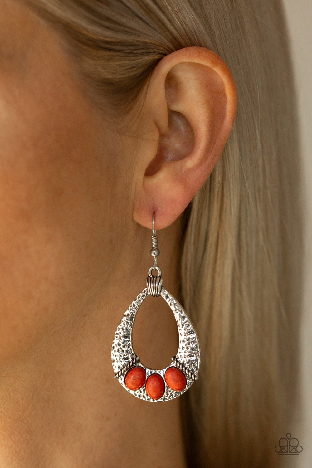 Terra Terrific Orange Earring