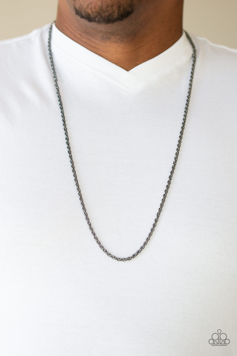 The Go-To Guy Black Necklace