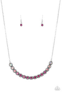 Throwing SHADES Necklace (Blue,Pink)
