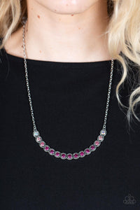 Throwing SHADES Necklace (Blue,Pink)