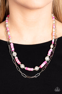 Tidal Trendsetter Necklace (Multi, Blue, Pink)