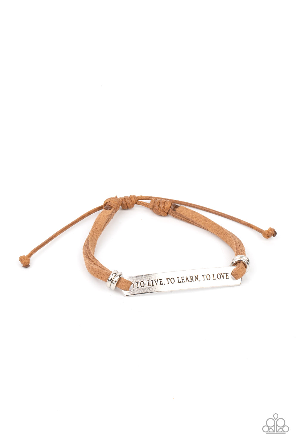 To Live, To Learn, To Love Bracelet (Blue, Brown, Black)