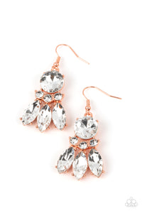 To Have and to Sparkle Earring (White, Copper)