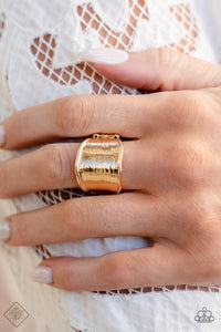 Too Little Too SLATE Gold Ring