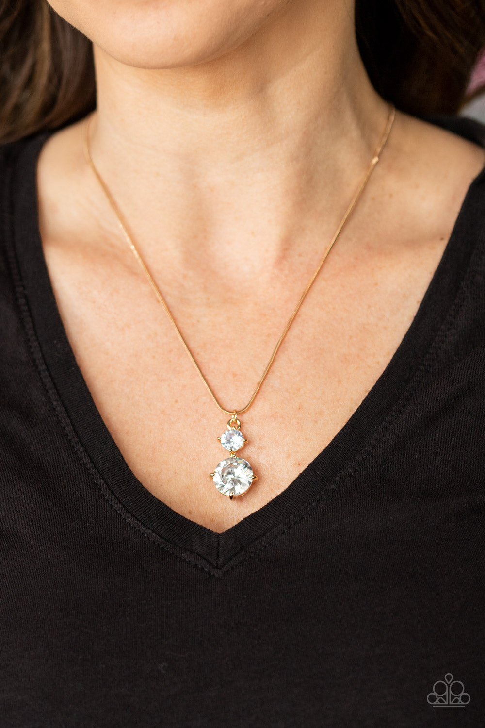 Top Dollar Diva Gold Necklace