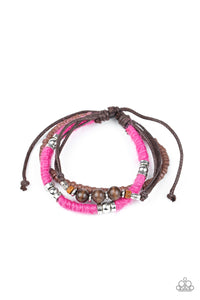 Totally Tiki Pink Bracelet