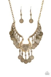 Treasure Temptress Brass Necklace
