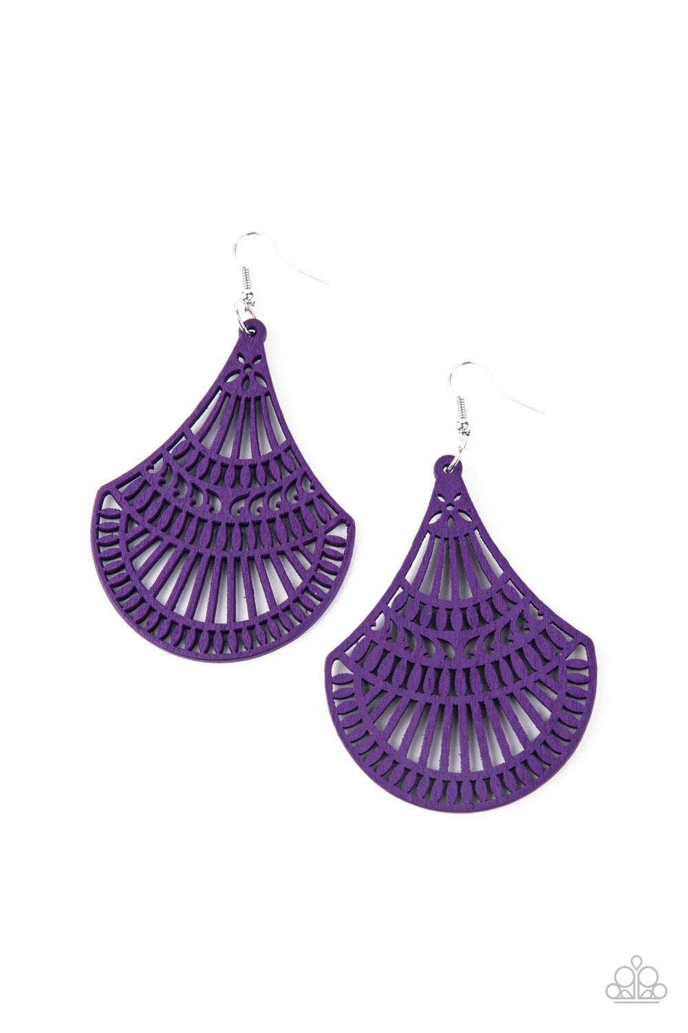 Tropical Tempest Purple Earring