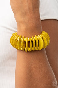 Tropical Tiki Bar Yellow Bracelet