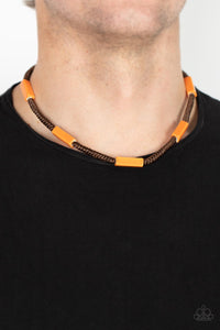 Tropical Tycoon Orange Necklace