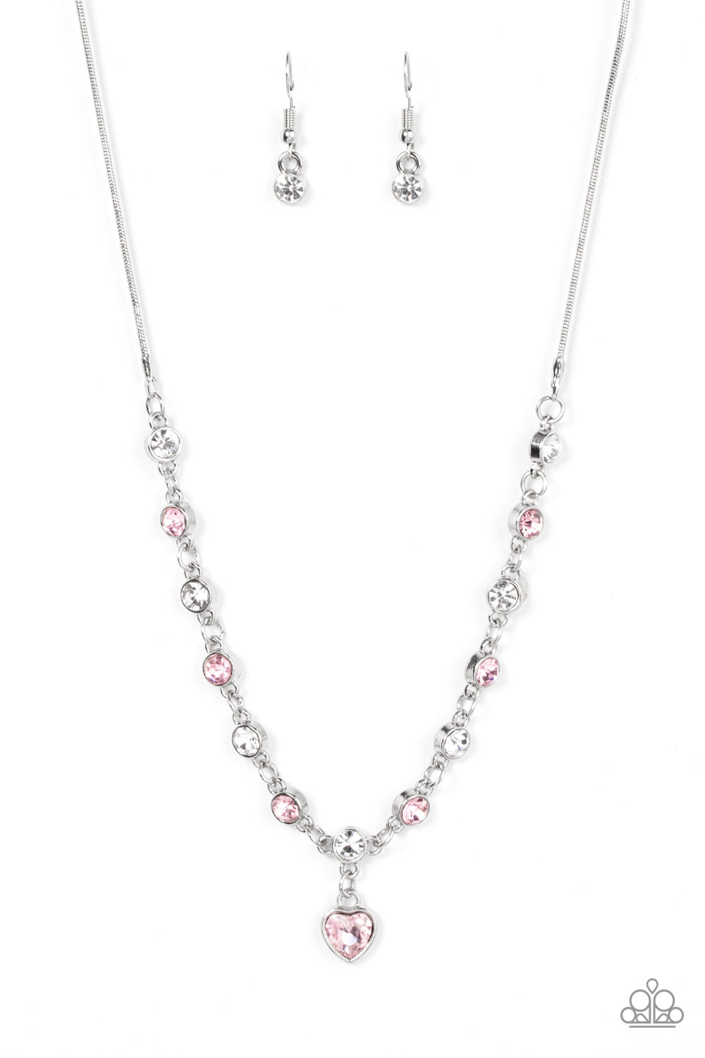 True Love Trinket Necklace (White, Pink, Gold)