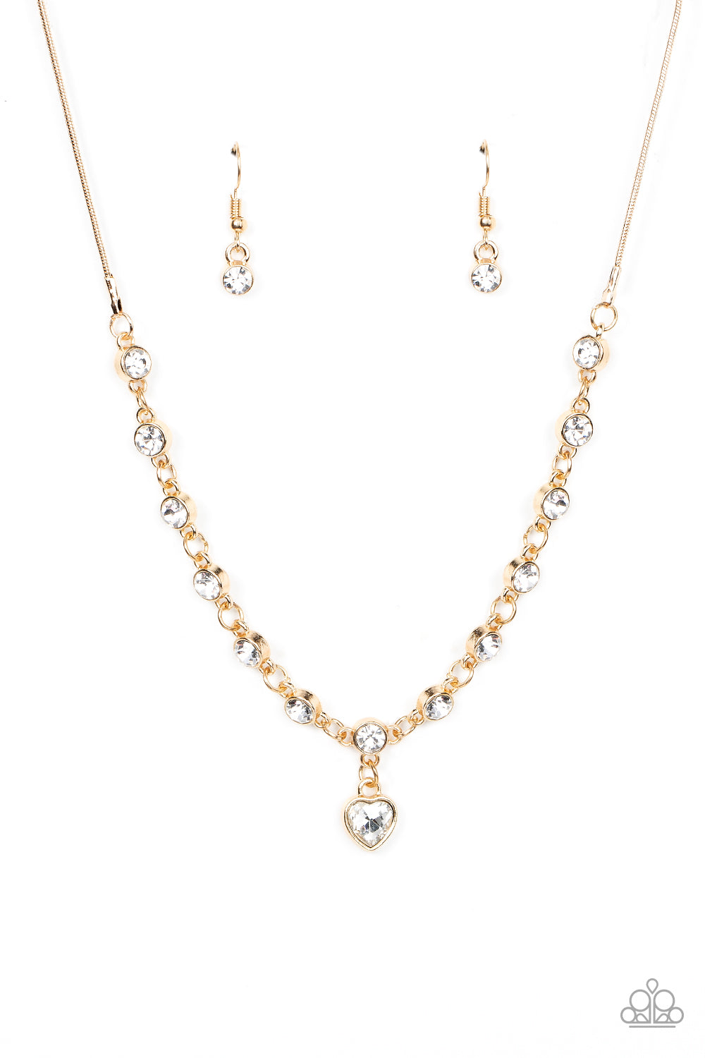 True Love Trinket Necklace (White, Pink, Gold)