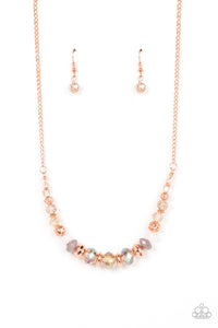 Turn Up The Tea Lights Necklace (Gold, Copper)
