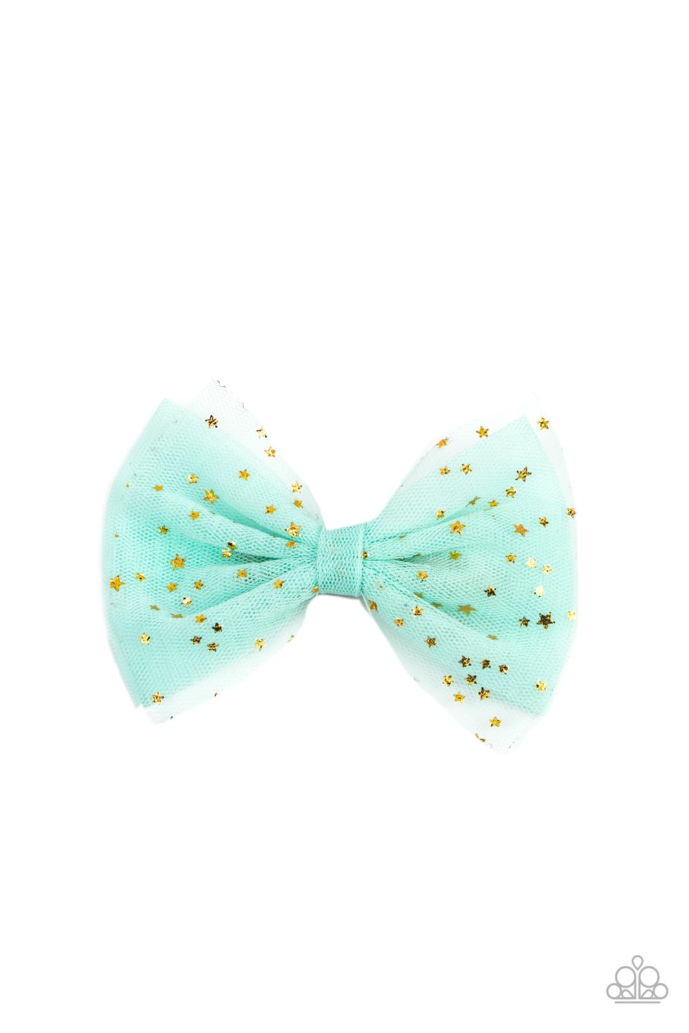 Twinkly Tulle Hair Clip (White, Pink, Green)