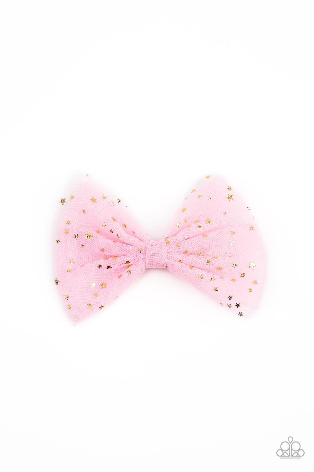 Twinkly Tulle Hair Clip (White, Pink, Green)