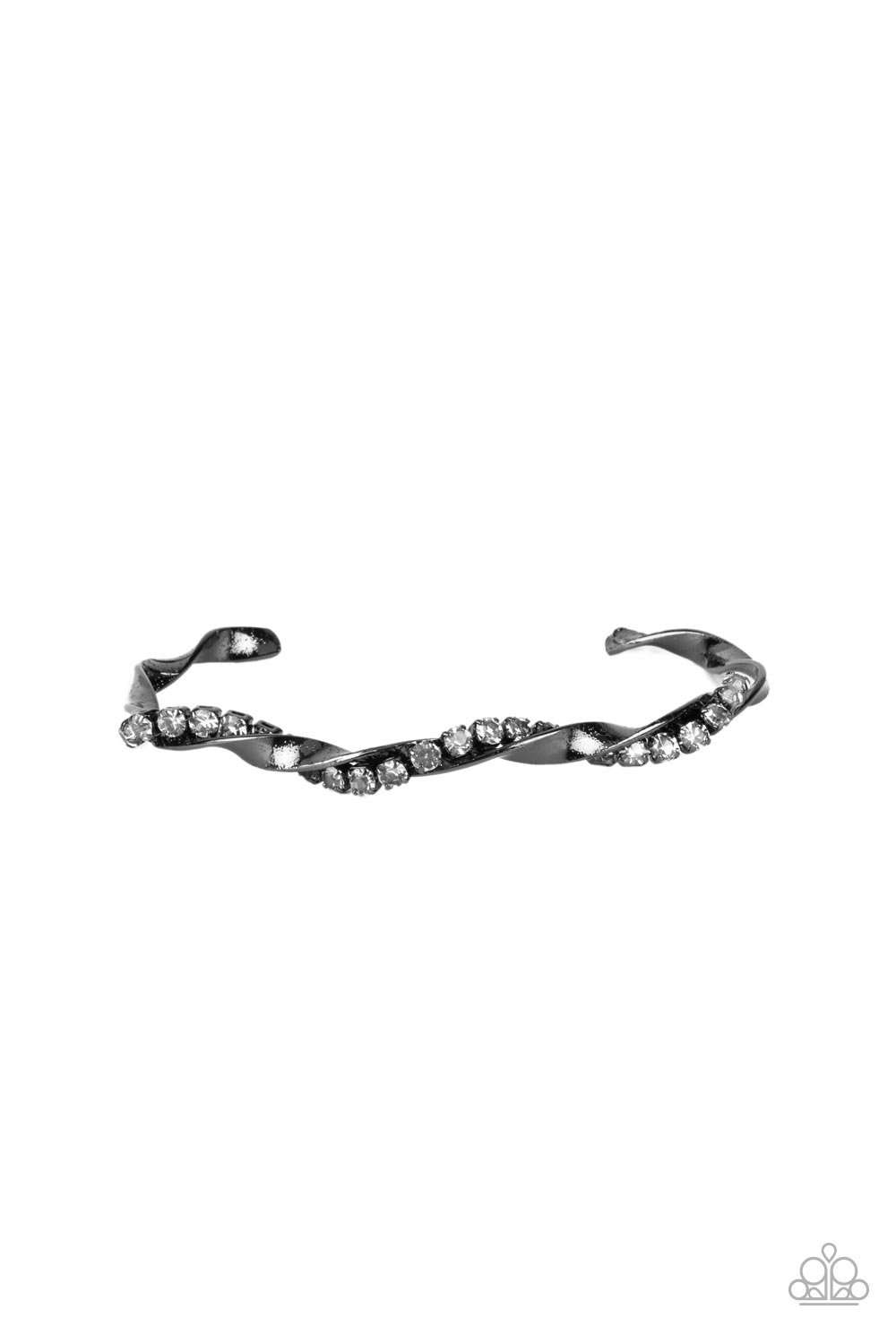 Twisted Twinkle Bracelet (White, Black)