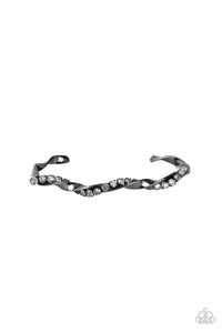 Twisted Twinkle Bracelet (White, Black)