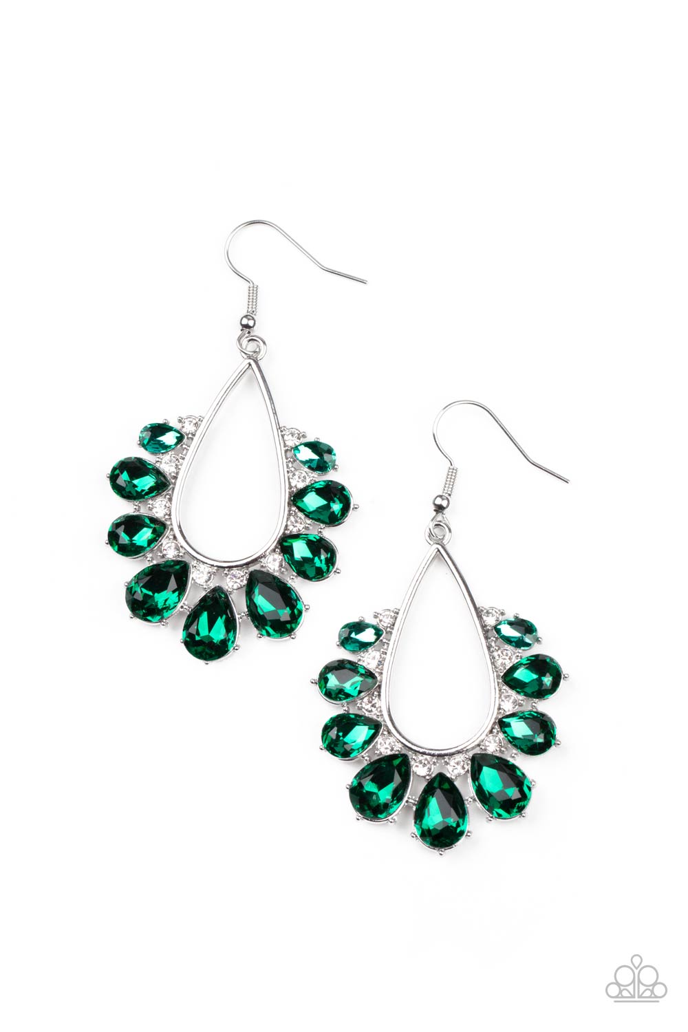 Two Can Play That Game Earring (Green, Brown, Silver)