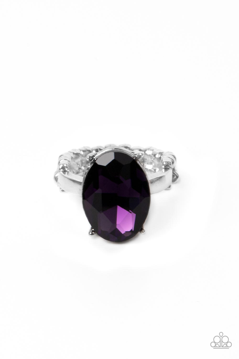 Updated Dazzle Ring (Silver, Purple)