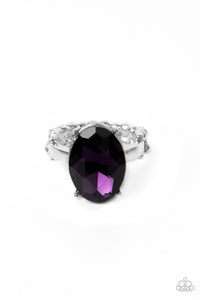 Updated Dazzle Ring (Silver, Purple)