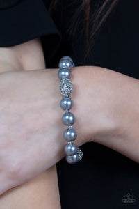 Upscale Whimsy Bracelet (White, Silver)