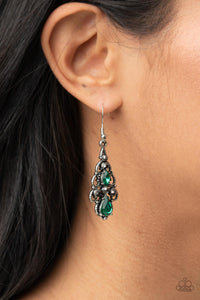 Urban Radiance Earring ( Green, Silver, Black)