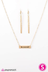 Just Be You Gold Necklace