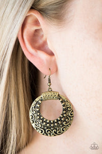 We Are All Wild Things Brass Earring