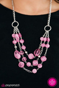 Summer Sunsets Pink Necklace