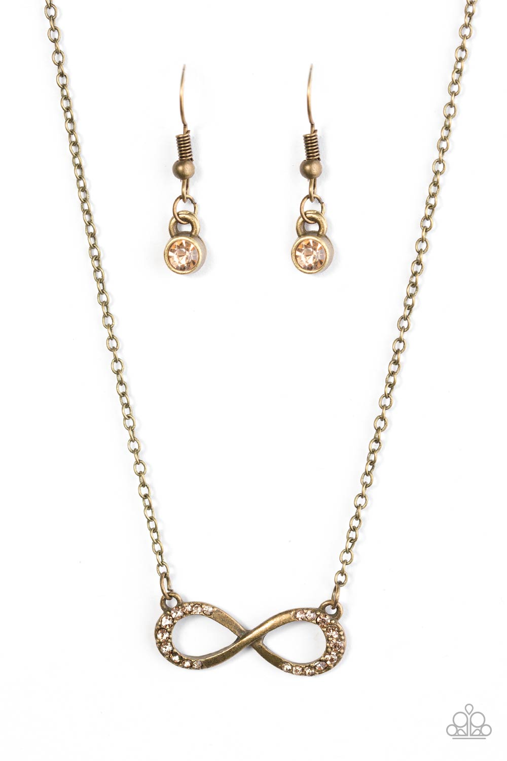 Forever Glamorous Brass Necklace