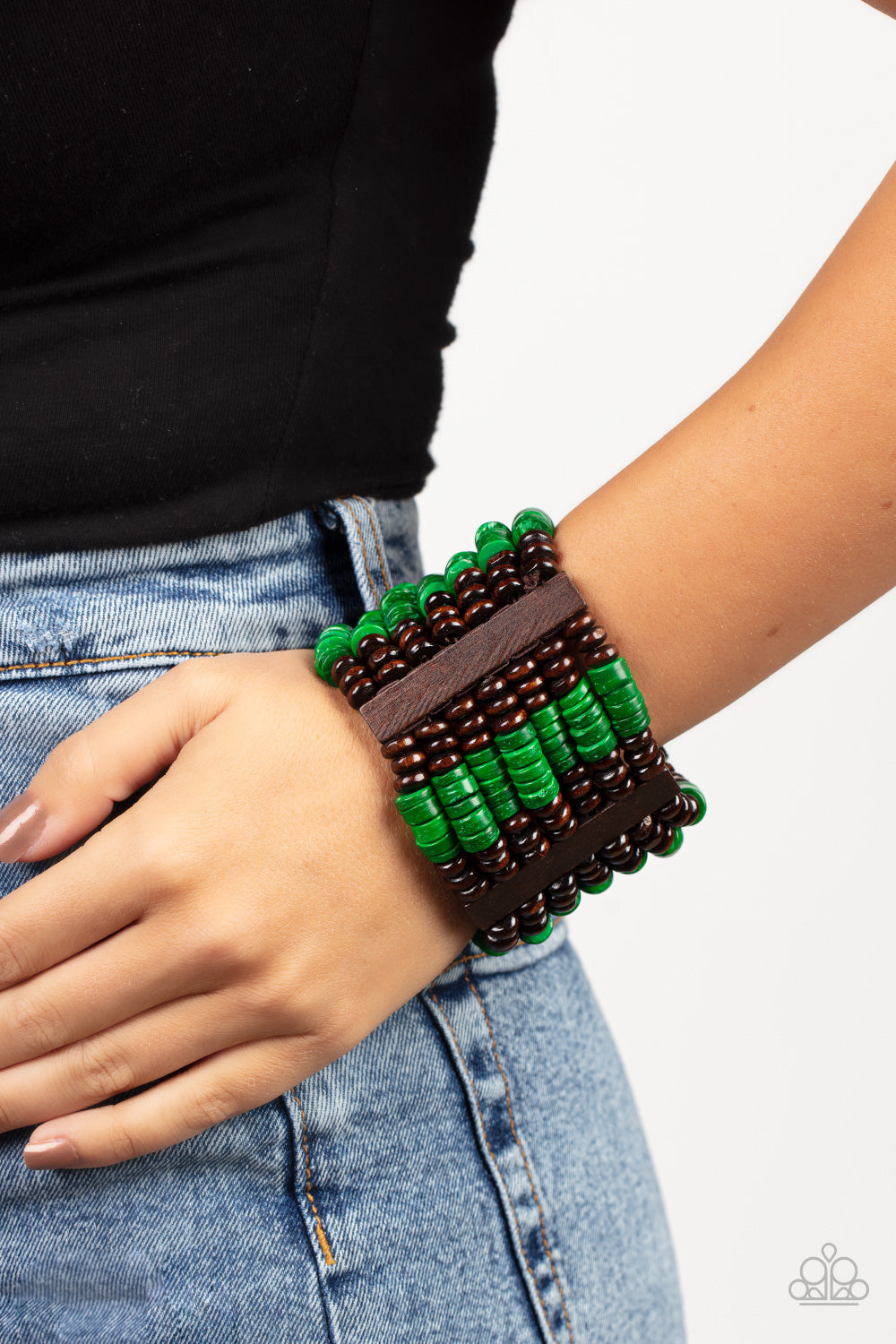 Vacay Vogue Green Bracelet