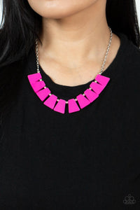 Vivaciously Versatile Necklace (Pink, Yellow)