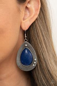 Western Fantasy Blue Earring