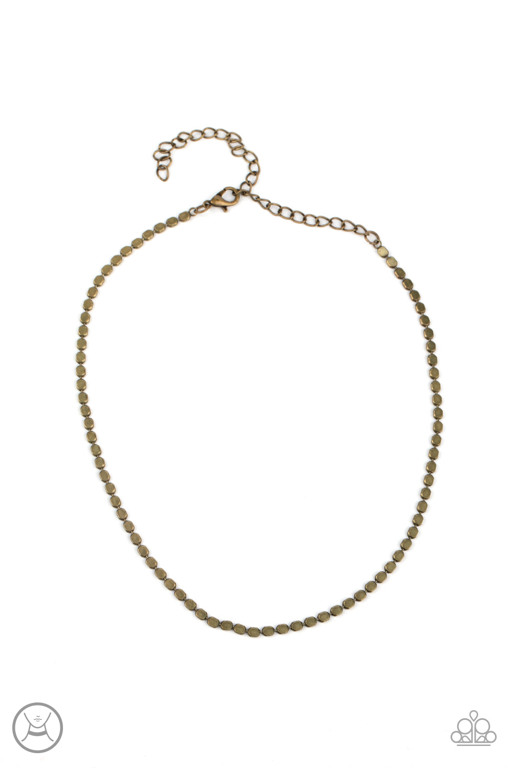 When in CHROME Brass Necklace