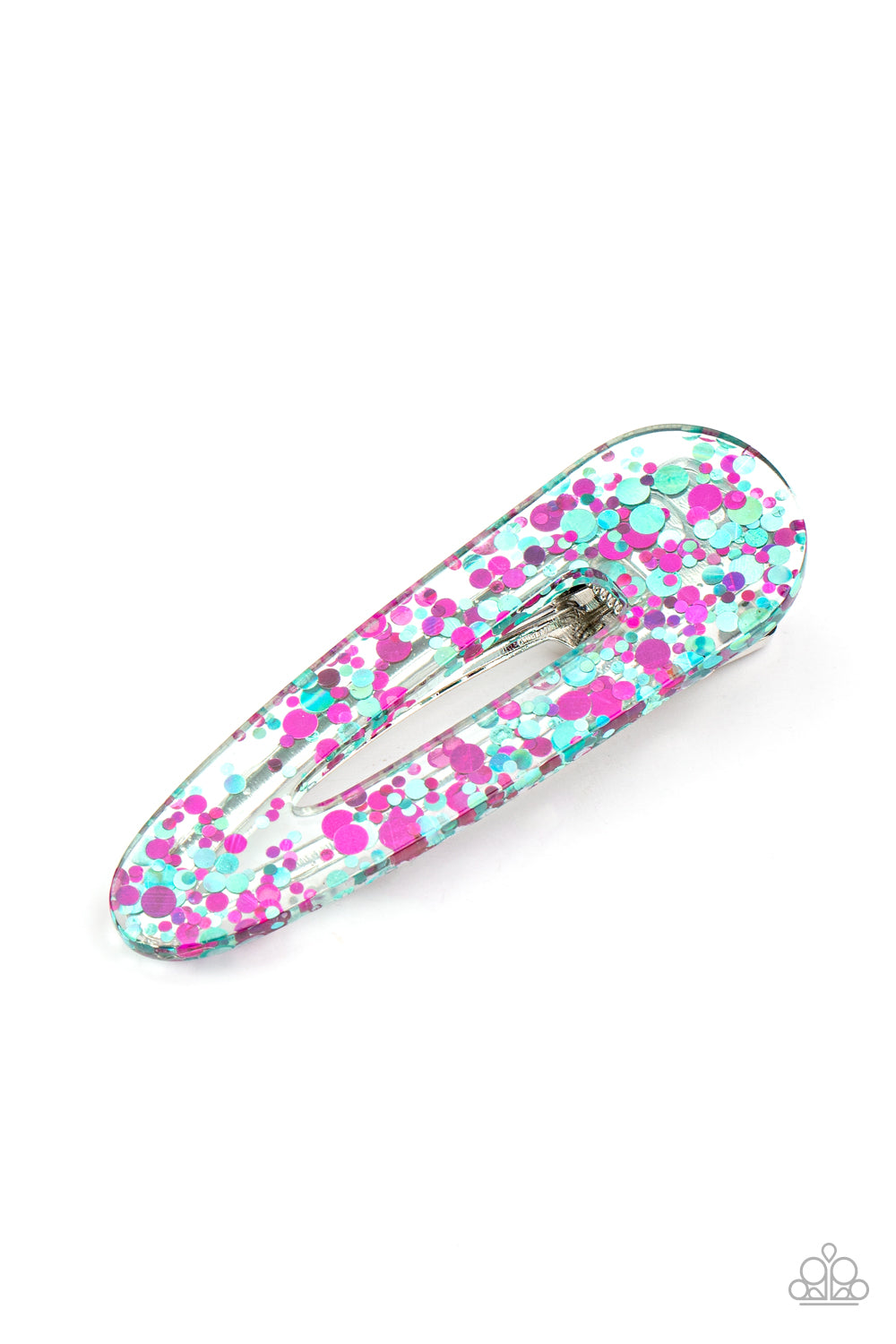 Wish Upon a Sequin Hair Clip (Pink, Multi)