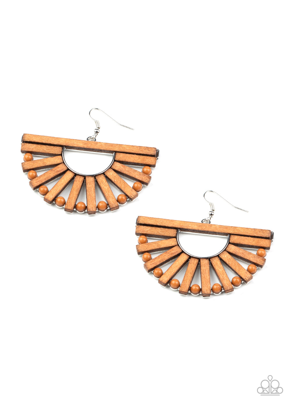 Wooden Wonderland Brown Earring