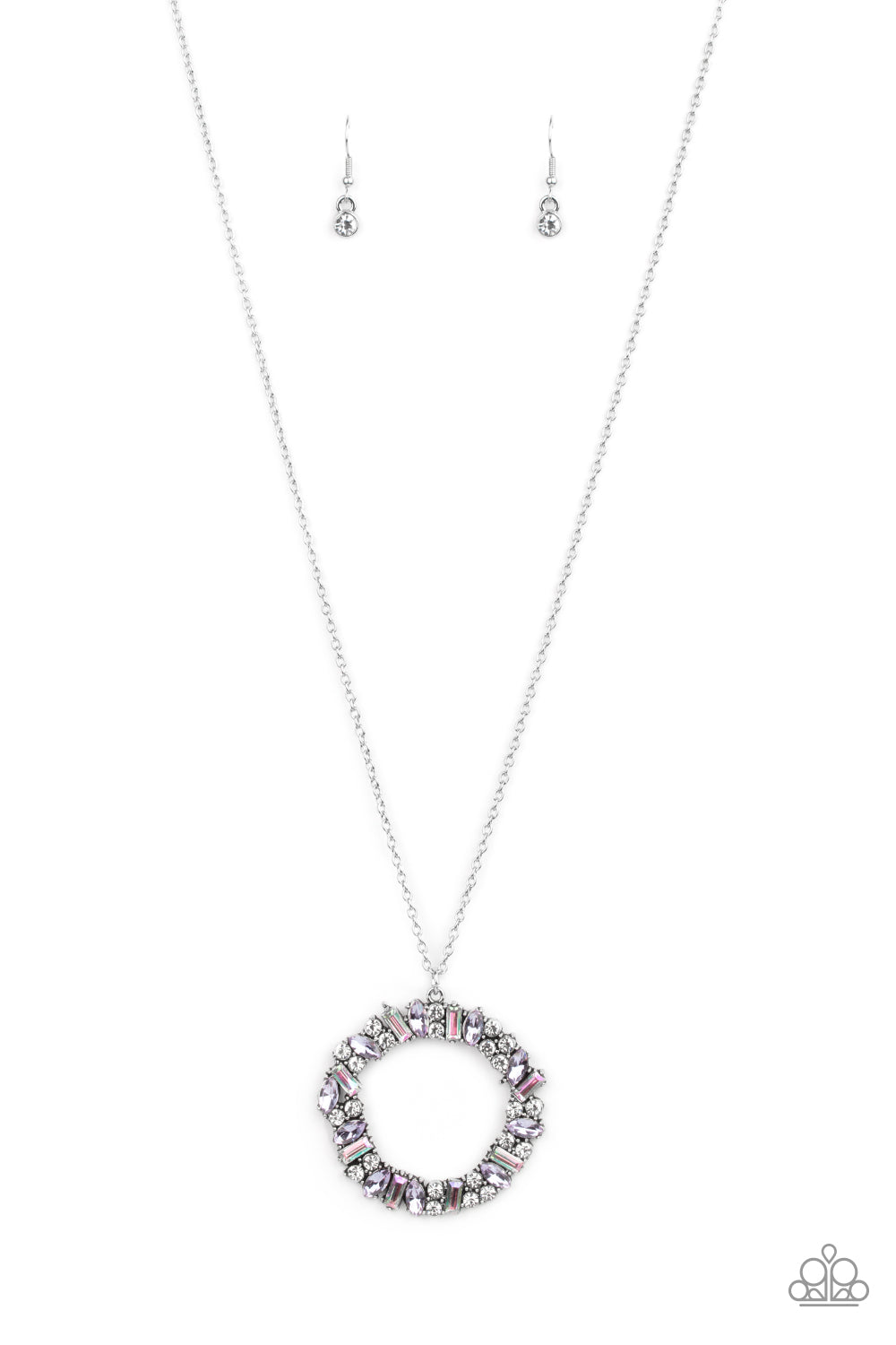 Wreathed in Wealth Necklace (Purple, Pink)