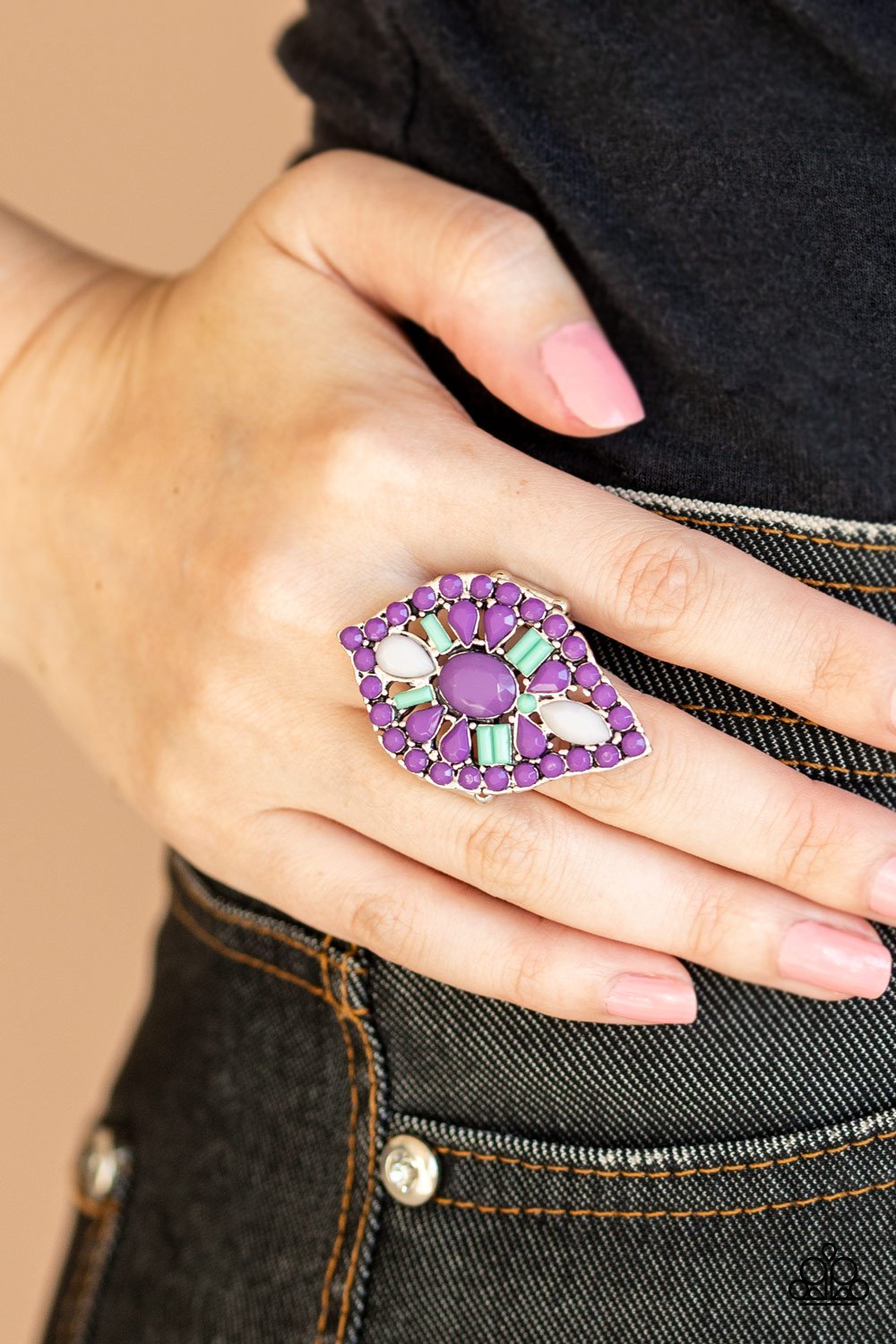 Jungle Jewelry Purple Ring