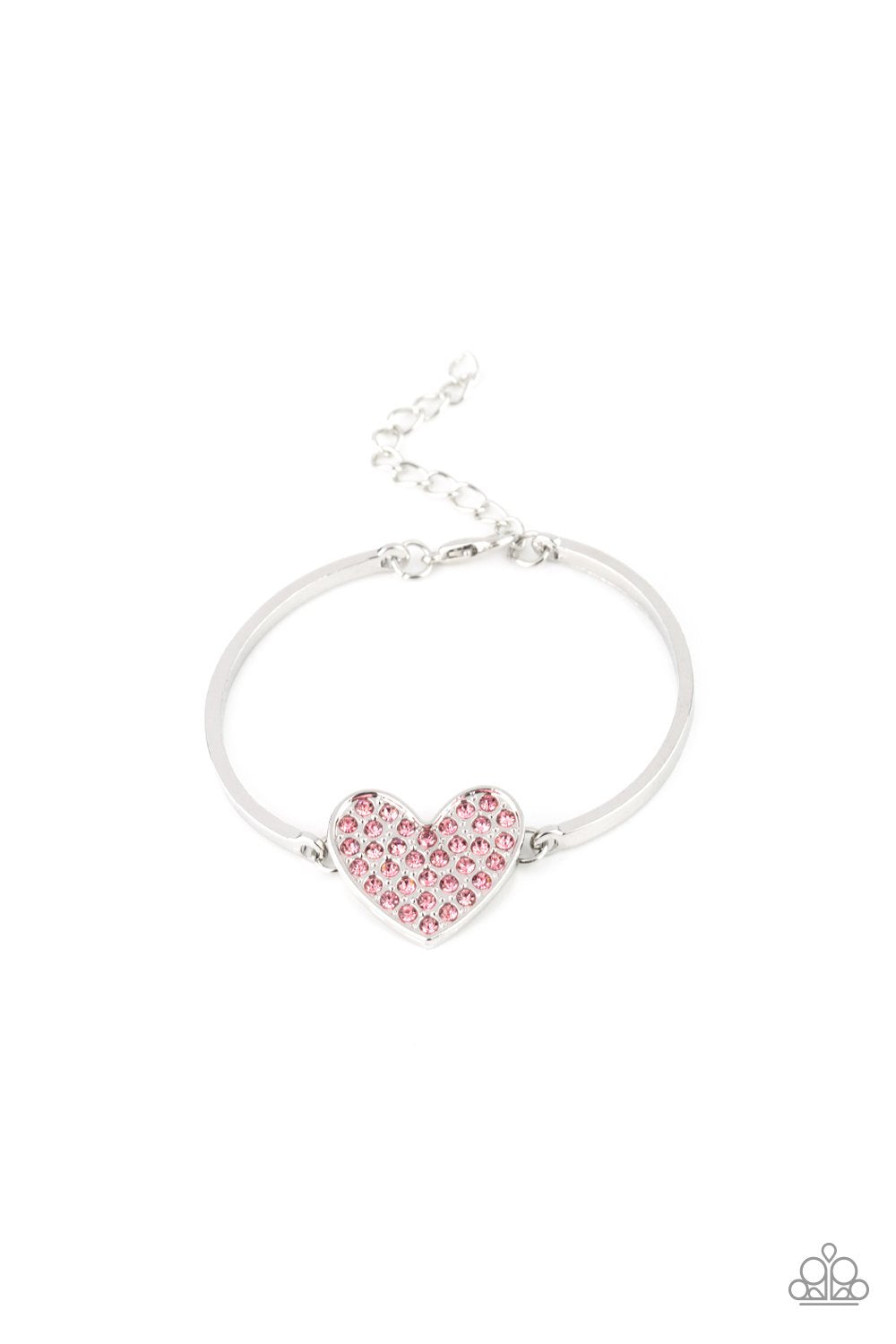 Heart-Stopping Shimmer Pink Bracelet