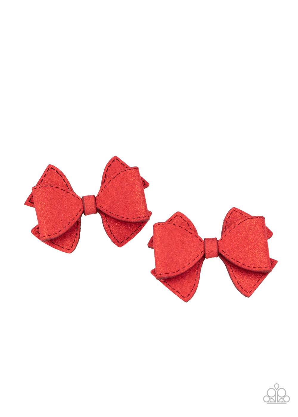 Dont Bow It Red Hair Clip