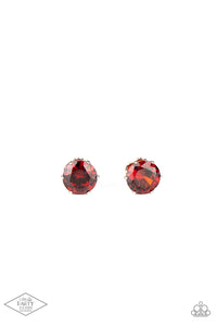 Greatest Treasure Earring (Red, Brown)