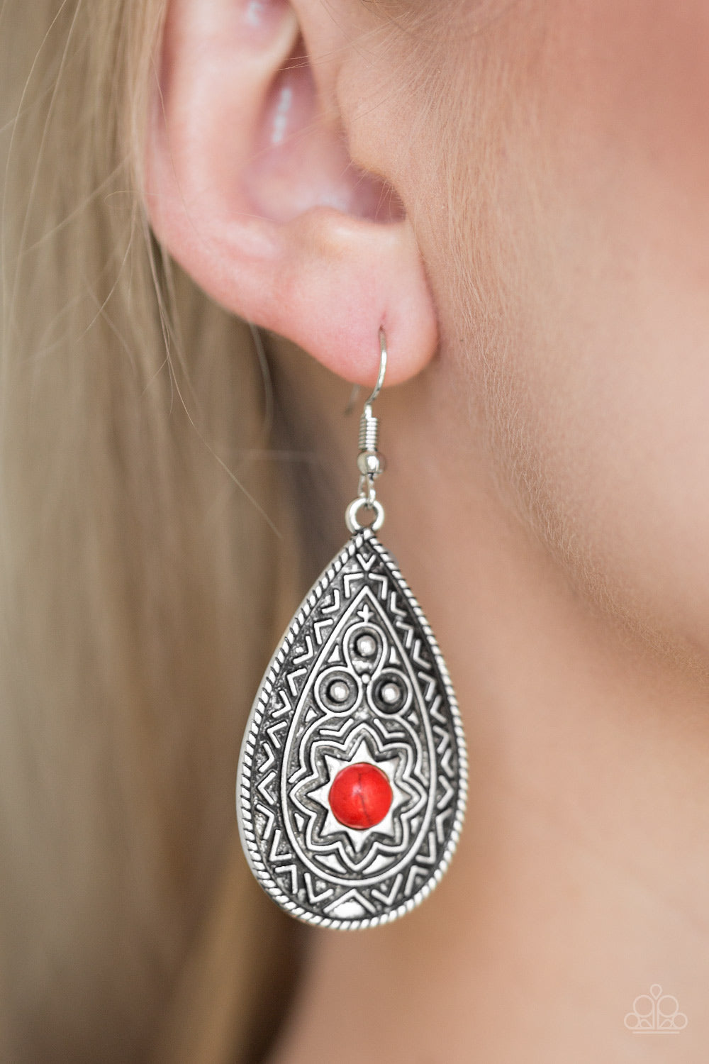 Summer Sol Red Earring