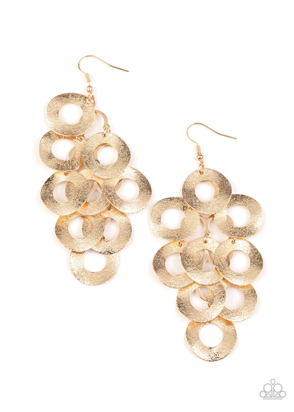 Scattered Shimmer Gold Earring