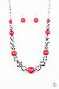 Weekend Party Red Necklace