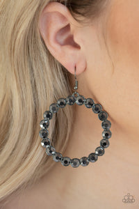 Welcome to the GLAM-boree Black Earring